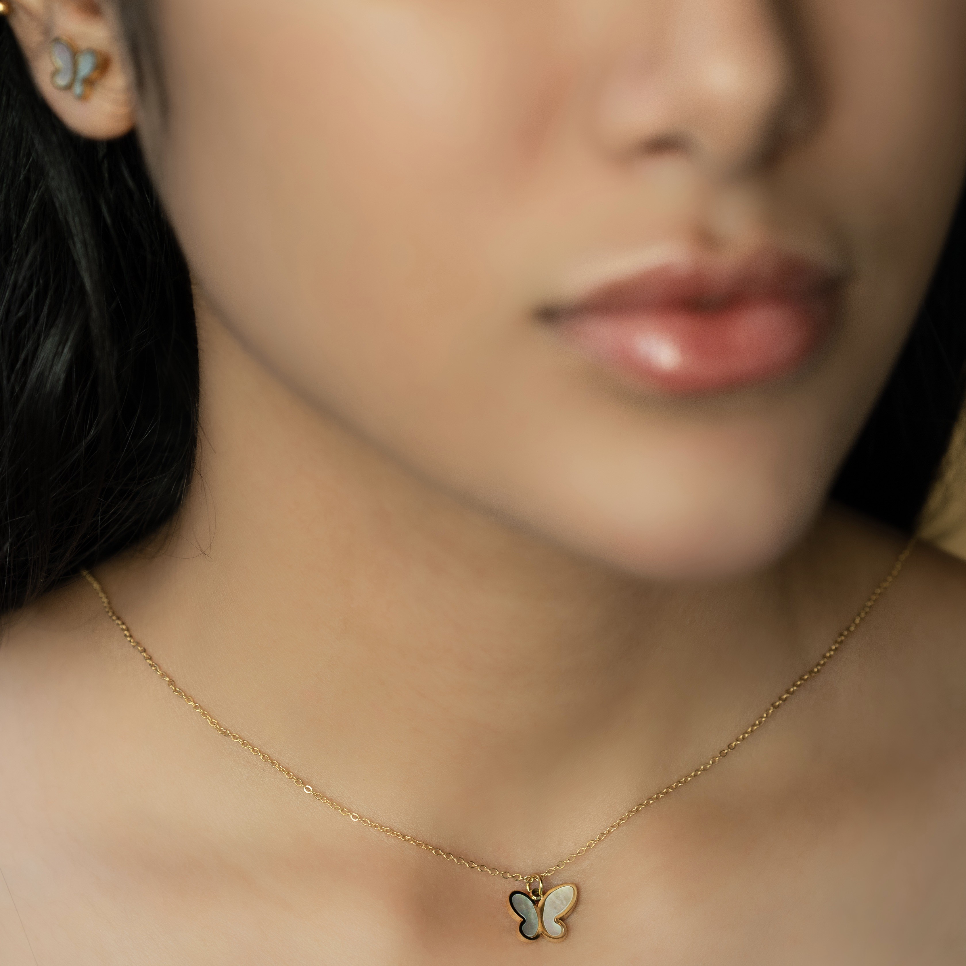 Set - Small Pearl Butterfly