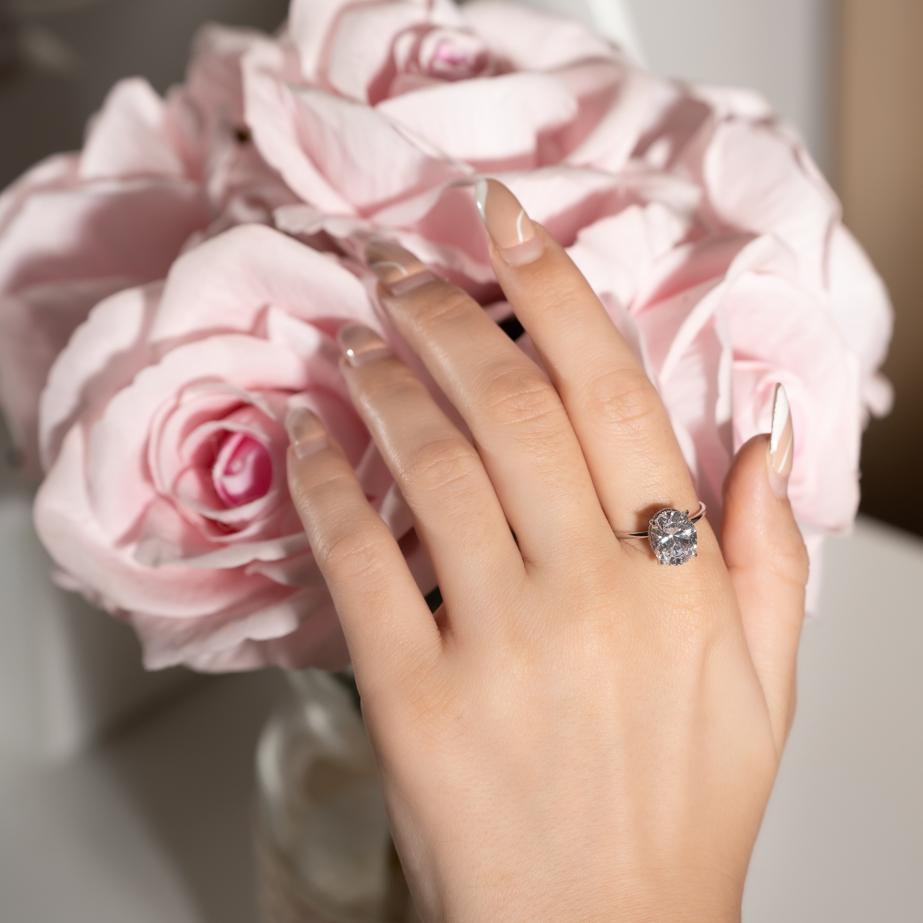 OS - Big Oval Stone plain Ring